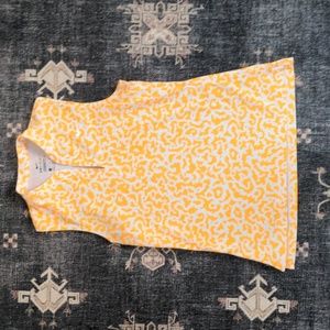 Nike golf xs polo neon orange cheetah print